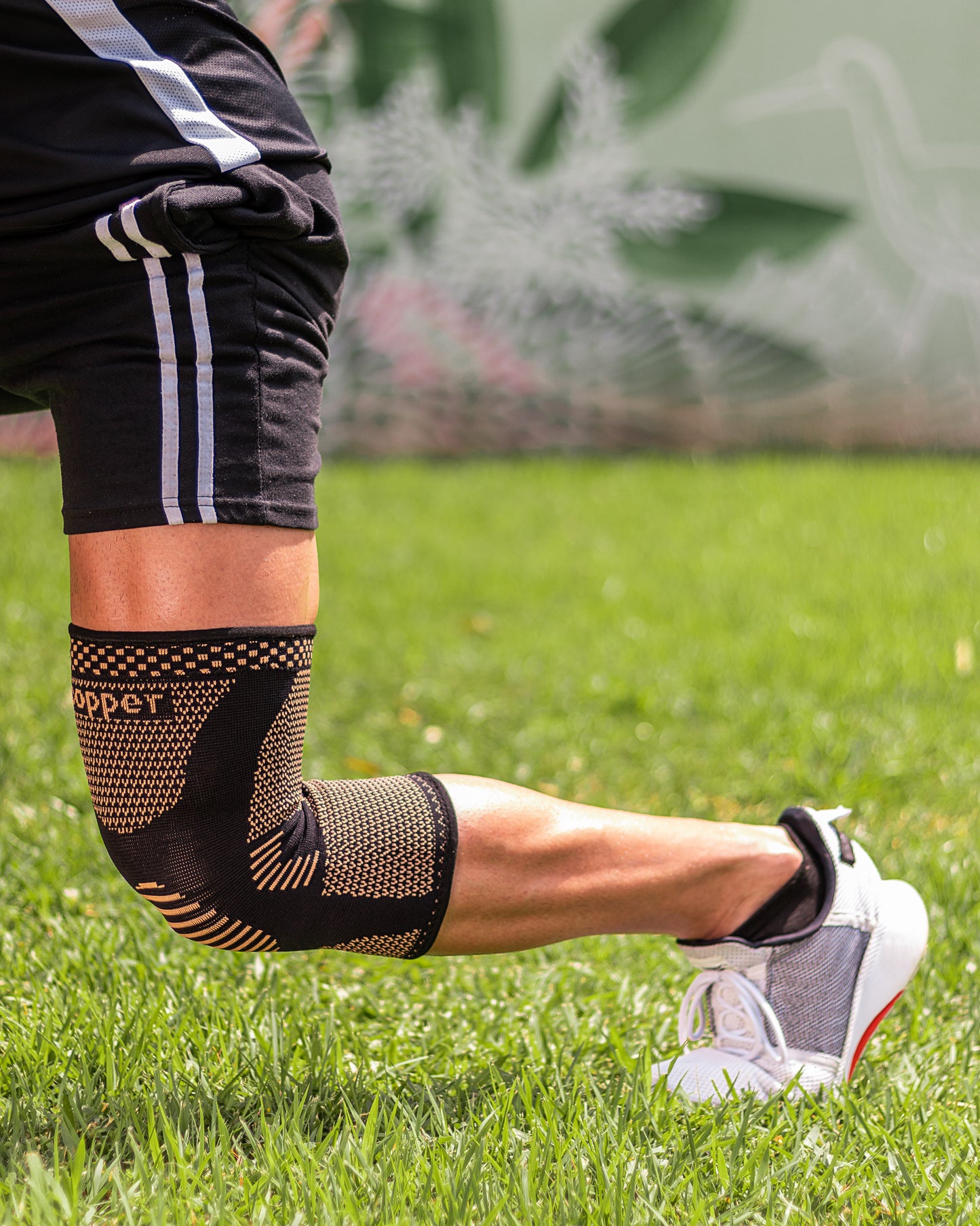 Rodillera de compresión profesional 3D con cobre infundido